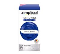 Simplicol Tessuto Vernice Intensivo All IN 1 Reale Blu Colore Incl. Fixierpulver