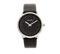 Simplify 6200 - Orologio unisex con cinturino in pelle SIM6200 Cinturino nero/argento/nero/argento. SKU: SIM6202.
