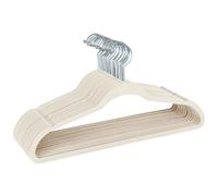 Simplify Confezione da 25 grucce in velluto, avorio