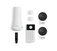 SimpliSafe Sistema di sicurezza domestica wireless per esterni, 7 pezzi, monitoraggio professionale opzionale 24/7, senza contratto, compatibile con Alexa e Google Assistant
