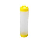 Simplistic - Dispenser per salse a doppia faccia, materiali sicuri, doppia uscita, bottiglia per salsa, dispenser per salse per cucinare tutti i giorni