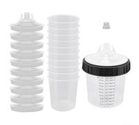 Simplistic ma efficace, kit di 23 bombolette spray usa e getta, compatibili con tutti i tipi di spruzzatori di vernice (600 ml)