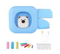 Simpls Mini stampante adesiva inchiostro con 13 rotoli di carta termica Bluetooth, stampante fotografica fili per borsa