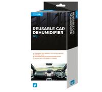 Simply Deumidificatore per Auto Riutilizzabile DEH001, ad Asciugatura Rapida, Adatto per microonde, Forte Assorbimento del 40% del Peso in umidità, granuli ecologici, cicli illimitati, Grigio