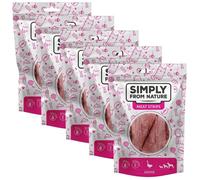 SIMPLY FROM NATURE Meat Strips Strisce di carne d'oca per cani 5 x 80g