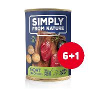 SIMPLY FROM NATURE senza cereali - Capra e patate 6 x 400 g + 1 GRATIS
