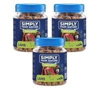 SIMPLY FROM NATURE Smart Bites Snack di agnello per cani 3 x 130g