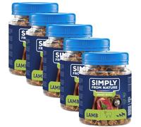 SIMPLY FROM NATURE Smart Bites Snack di agnello per cani 5 x 130g
