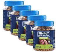 SIMPLY FROM NATURE Smart Bites Snack di anatra per cani 5 x 130g