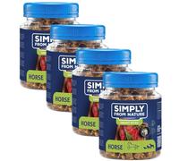 SIMPLY FROM NATURE Smart Bites snack di cavallo per cani 4 x 130g