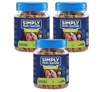 SIMPLY FROM NATURE Smart Bites Snack di oca per cani 3 x 130g