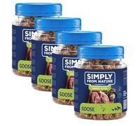 SIMPLY FROM NATURE Smart Bites Snack di oca per cani 4 x 130g