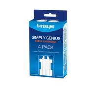 Simply Genius Pacco Ricarica (4Stk) per Sicurezza Cloro Dosatore Galleggiante