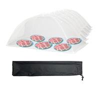 Simply Genius Tende per alimenti extra large (6 pezzi) 47 x 26 cm per esterni, riutilizzabili e pieghevoli, reti per alimenti