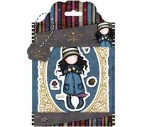 Simply Gorjuss - Set di 5 targhette Decorative, Serie: Toadstools Urban Stamps, Multicolore