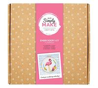 Simply Make Dinosauri Crea Il Tuo Set di Kit da Appendere alla Parete con Fenicotteri, Multicolore, Misura unica