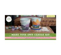 Simply Make Kit fai da te per realizzare candele alla citronella, confezione doppia, ideale per principianti o artigiani esperti, candele da giardino, regalo estivo, forniture artigianali