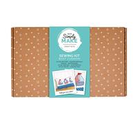 Simply Make Kit per cuscino con ricamo a punto barca, kit da cucito ideale per adulti e bambini più grandi per aggiungere cuscino alla decorazione del divano a casa o alla sedia della cucina