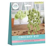 Simply Make - Kit per lavori all'uncinetto, per piante da appendere, contiene tutti i materiali necessari per uncinetto, gancio, filato, artigianato per adulti, seguire modelli, regali, rende