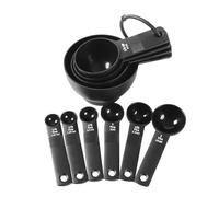 Simply Modern Professional - Set di 10 misurini e cucchiai dosatori in polipropilene con manici, set di misurini e cucchiai dosatori