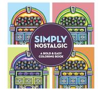 Simply Nostalgic: A Large Print Coloring Book