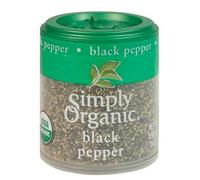 Simply Organic Pepe Nero Macinatura Media 0.56 Oz