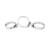 Simply S-1A-SSS 22-30 mm, 10 pezzi, clip per tubo flessibile in acciaio inox da 1 A, resistente, resistente, facile da usare