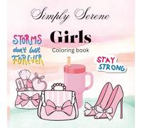 Simply Serene Girls Coloring Book