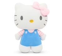 Simply Toys Peluche ufficiale di Hello Kitty, 50 cm, morbido peluche Sanrio, con tuta blu, da collezione, per ragazze, adolescenti, bambini, adulti e fan, idea e decorazione per la stanza