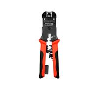 Simply45 ProSeries S45-C101 - Utensile a crimpare RJ45 per pass-through e standard WE/SS RJ45, include blocco utensili, presa a scatto, archiviazione lama, spogliarellista/taglierina, S45-C101
