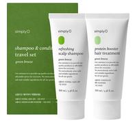 SIMPLYO Green Breeze Set - Shampoo e balsamo rinfrescanti per capelli