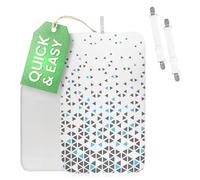 SimplySmooth Tavolo da Stiro 100x60 - Coperta Resistente al Calore con Tensori, Panno da Stiro + E-Book - Antiscivolo da Viaggio