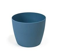 SimplyTheBest Lamela - Vaso da fiori per erbe aromatiche con magnolia, supporto per davanzale da balcone, contenitore da giardino | organizer per box decor | Mix Match! Play! (Ø 300 mm H 250 mm, blu navy)