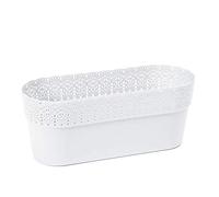 SimplyTheBest - Vaso da Fiori per Erbe aromatiche, 30 cm, Ovale, per davanzale, Balcone, Giardino Corrispondenza! Gioco!