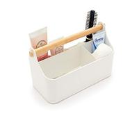 simplywire - Organizer per il trucco - Contenitore per il bagno - Bianco