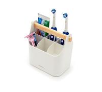 simplywire - Portaspazzolini - Organizer per bagno - Bianco