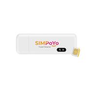 SIMPoYo USB Dongle, Wireless Network Wi-Fi Adapter, Plug and Play Wi-Fi Hotspot with 10G SIM Card for Slate 7/Beryl AX/Slate AX/Opal, 4G LTE Mobile Unlocked Modem for Desktop/Laptop/Travel/Business