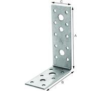 Simpson AG40412 - Raccordo ad angolo AG 40412, zincato a caldo, con omologazione