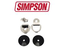 Simpson Anello a D Casco Attacchi per Hans / Hybrid Dispositivo M6 Filo,Sfi 38.1