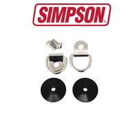 Simpson Anello a D Casco Attacchi per Hans / Hybrid Dispositivo M6 Filo,Sfi 38.1