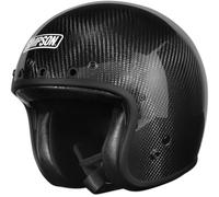 Simpson Chopper Carbon, casco aperto XL male Nero