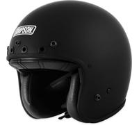 Simpson Chopper Solid, casco aperto S male Nero Opaco