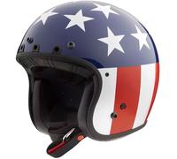 Simpson Chopper USA, casco aperto L male Bianco/Blu/Rosso