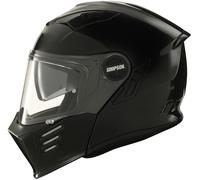 Simpson Darksome Solid Casco del motociclo, nero, taglia 2XL per maschi