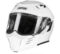 Simpson Darksome Solid, casco flip up M male Bianco