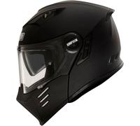 Simpson Darksome Solid, casco flip up S male Nero Opaco