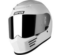 Simpson Speed Solid, casco integrale M male Bianco