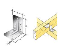 SIMPSON StrongTie Connettore angolare SIMPSON con nervatura ABR