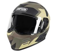 Simpson Venom Comance 06 Elmetto, marrone/nero/grigio, Taglia L (60)