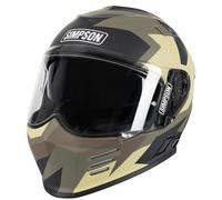 Simpson Venom Comance 06 Elmetto, marrone/nero/grigio, Taglia S (56)